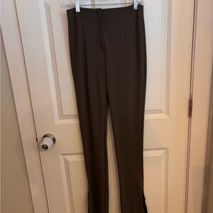 Zara Green Straight Leg Women's Pants